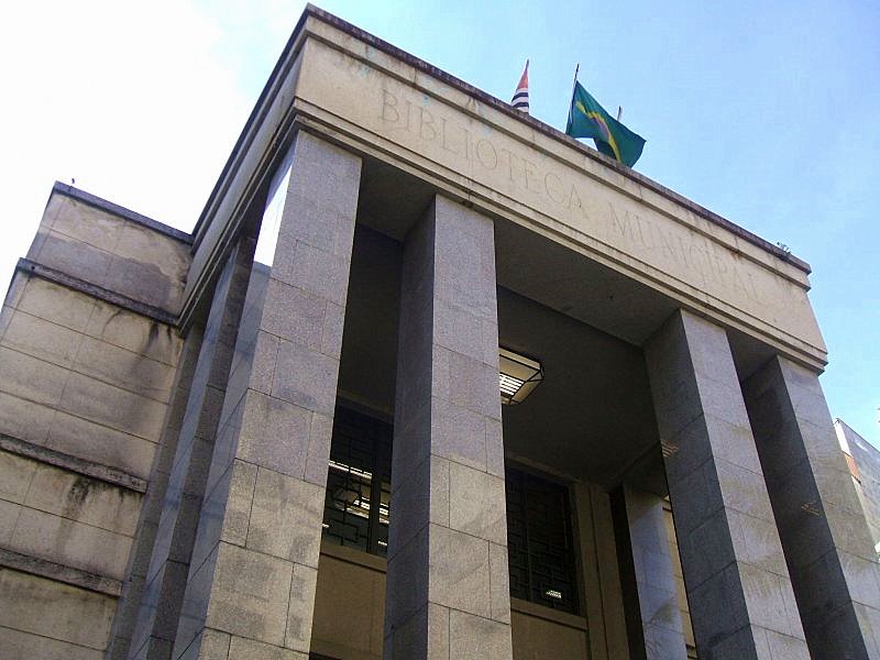 Biblioteca Mário de Andrade no centro de São Paulo