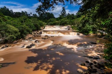 Parque da Cachoeira do Jaguari em Extrema