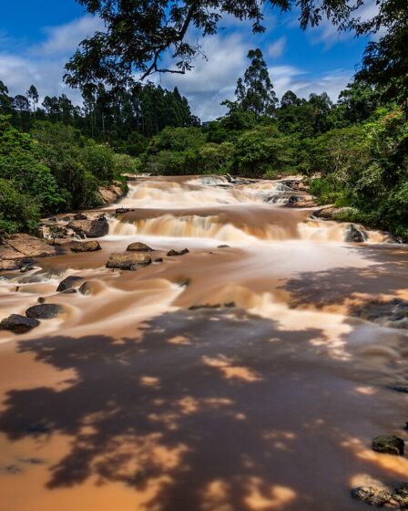 Parque da Cachoeira do Jaguari em Extrema