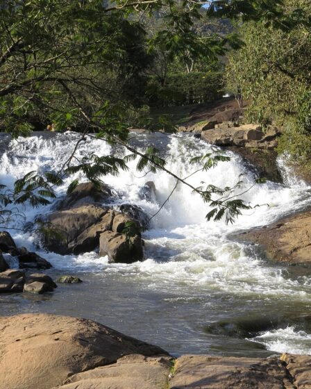Cachoeira do Salto em Extrema queda d'água