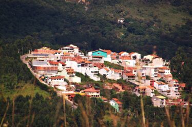 Serra da Cantareira vista de Caieiras