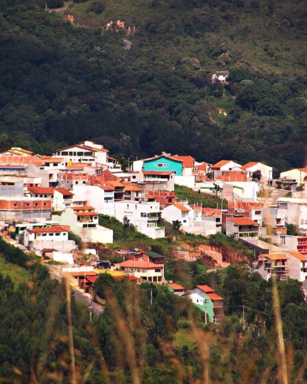 Serra da Cantareira vista de Caieiras