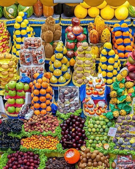Banca de frutas no Mercado Municipal de São Paulo Mercadão