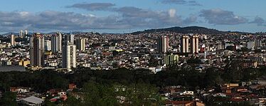 Vista panorâmica de Mogi das Cruzes