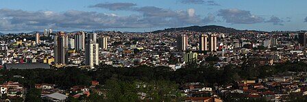 Vista panorâmica de Mogi das Cruzes