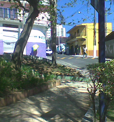 Antiga Praça Oscar Pires em Barueri